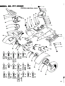 12 Garden Tractor / Steering And Final Drive parts for Craftsman Chainsaw 91725930 from AppliancePartsPros.com