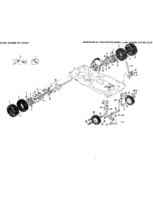 Wheel Assembly parts for Craftsman Front-Engine Lawn Tractor 917259320 from AppliancePartsPros.com