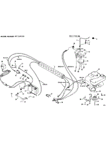Electrical parts for Craftsman Front-Engine Lawn Tractor 917259320 from AppliancePartsPros.com