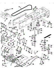 Drive parts for Craftsman Front-Engine Lawn Tractor 917259330 from AppliancePartsPros.com