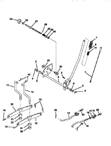 Mower Lift parts for Craftsman Front-Engine Lawn Tractor 917259330 from AppliancePartsPros.com