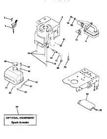 Engine parts for Craftsman Front-Engine Lawn Tractor 917259331 from AppliancePartsPros.com