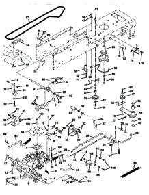 Drive parts for Craftsman Front-Engine Lawn Tractor 917259340 from AppliancePartsPros.com