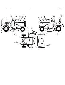 Decals parts for Craftsman Front-Engine Lawn Tractor 917259340 from AppliancePartsPros.com