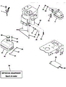Engine parts for Craftsman Front-Engine Lawn Tractor 917259340 from AppliancePartsPros.com