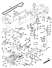 Drive parts for Craftsman Front-Engine Lawn Tractor 917259341 from AppliancePartsPros.com