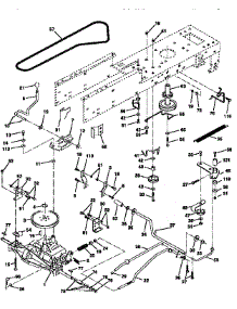 Drive parts for Craftsman Front-Engine Lawn Tractor 917259350 from AppliancePartsPros.com