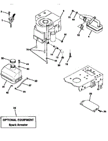 Engine parts for Craftsman Front-Engine Lawn Tractor 917259350 from AppliancePartsPros.com