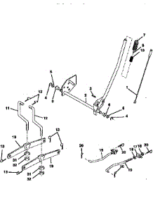 Lift parts for Craftsman Front-Engine Lawn Tractor 917259360 from AppliancePartsPros.com