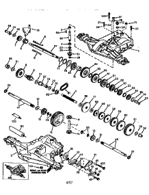 Transaxle parts for Craftsman Front-Engine Lawn Tractor 917259360 from AppliancePartsPros.com