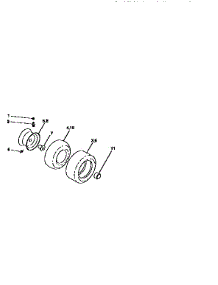 Wheels And Tires parts for Craftsman Front-Engine Lawn Tractor 917259370 from AppliancePartsPros.com
