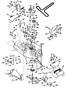 Mower Deck parts for Craftsman Front-Engine Lawn Tractor 917259370 from AppliancePartsPros.com