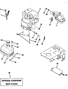 Engine parts for Craftsman Front-Engine Lawn Tractor 917259380 from AppliancePartsPros.com