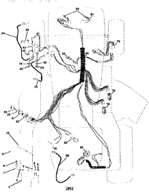 Electrical parts for Craftsman Front-Engine Lawn Tractor 917259381 from AppliancePartsPros.com