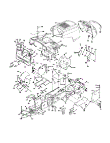 Chassis And Enclosures parts for Craftsman Front-Engine Lawn Tractor 917259440 from AppliancePartsPros.com