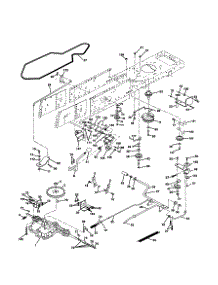Drive parts for Craftsman Front-Engine Lawn Tractor 917259440 from AppliancePartsPros.com