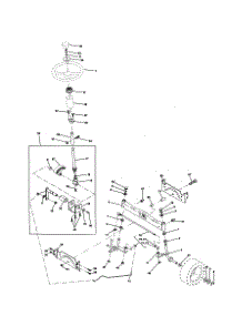 Steering Assembly parts for Craftsman Front-Engine Lawn Tractor 917259440 from AppliancePartsPros.com