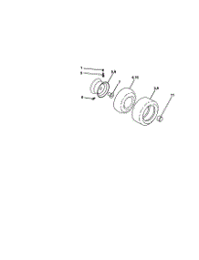 Wheels And Tires parts for Craftsman Front-Engine Lawn Tractor 917259440 from AppliancePartsPros.com