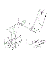 Mower Lift parts for Craftsman Front-Engine Lawn Tractor 917259440 from AppliancePartsPros.com