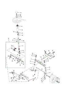 Steering Assembly parts for Craftsman Front-Engine Lawn Tractor 917259443 from AppliancePartsPros.com