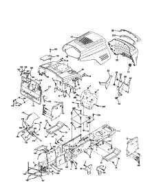 Chassis And Enclosures parts for Craftsman Front-Engine Lawn Tractor 917259462 from AppliancePartsPros.com