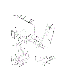 Mower Lift parts for Craftsman Front-Engine Lawn Tractor 917259462 from AppliancePartsPros.com