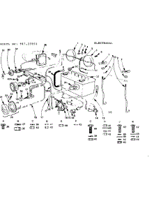 16 Twin Garden Tractor / Electrical parts for Craftsman Front-Engine Lawn Tractor 91725951 from AppliancePartsPros.com