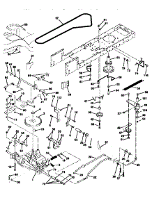 Drive parts for Craftsman Front-Engine Lawn Tractor 917259520 from AppliancePartsPros.com