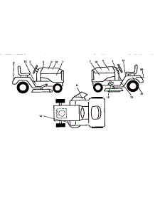 Decals parts for Craftsman Front-Engine Lawn Tractor 917259520 from AppliancePartsPros.com
