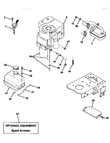 Engine parts for Craftsman Front-Engine Lawn Tractor 917259520 from AppliancePartsPros.com