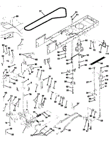 Drive parts for Craftsman Front-Engine Lawn Tractor 917259521 from AppliancePartsPros.com
