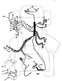 Electrical parts for Craftsman Front-Engine Lawn Tractor 917259522 from AppliancePartsPros.com