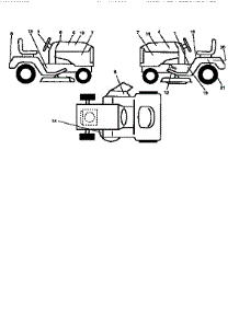 Decals parts for Craftsman Front-Engine Lawn Tractor 917259522 from AppliancePartsPros.com