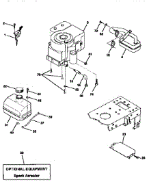 Engine parts for Craftsman Front-Engine Lawn Tractor 917259522 from AppliancePartsPros.com
