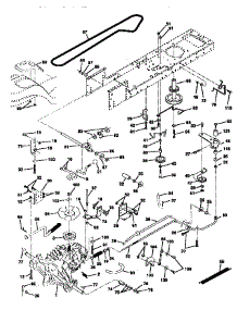 Drive parts for Craftsman Front-Engine Lawn Tractor 917259530 from AppliancePartsPros.com