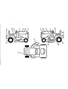 Decals parts for Craftsman Front-Engine Lawn Tractor 917259530 from AppliancePartsPros.com