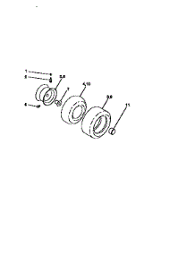 Wheels And Tires parts for Craftsman Front-Engine Lawn Tractor 917259530 from AppliancePartsPros.com