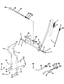Mower Lift parts for Craftsman Front-Engine Lawn Tractor 917259530 from AppliancePartsPros.com