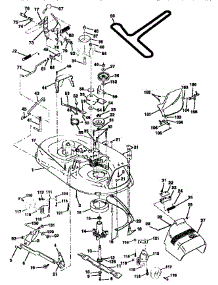 Mower Deck parts for Craftsman Front-Engine Lawn Tractor 917259530 from AppliancePartsPros.com