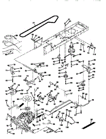 Drive parts for Craftsman Front-Engine Lawn Tractor 917259531 from AppliancePartsPros.com
