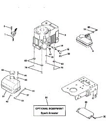 Engine parts for Craftsman Front-Engine Lawn Tractor 917259540 from AppliancePartsPros.com