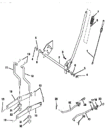 Mower Lift parts for Craftsman Front-Engine Lawn Tractor 917259540 from AppliancePartsPros.com