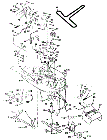 Mower Deck parts for Craftsman Front-Engine Lawn Tractor 917259540 from AppliancePartsPros.com