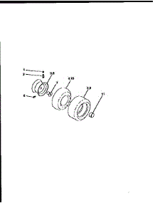 Wheels And Tires parts for Craftsman Front-Engine Lawn Tractor 917259541 from AppliancePartsPros.com