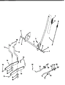 Mower Lift parts for Craftsman Front-Engine Lawn Tractor 917259541 from AppliancePartsPros.com