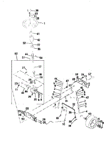 Steering Assembly parts for Craftsman Front-Engine Lawn Tractor 917259543 from AppliancePartsPros.com