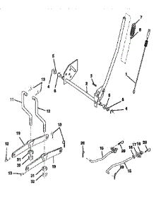 Mower Lift parts for Craftsman Front-Engine Lawn Tractor 917259543 from AppliancePartsPros.com