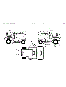 Decals parts for Craftsman Front-Engine Lawn Tractor 917259545 from AppliancePartsPros.com