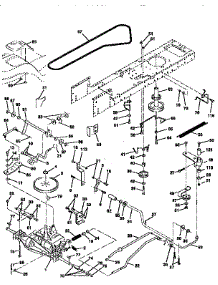 Drive parts for Craftsman Front-Engine Lawn Tractor 917259546 from AppliancePartsPros.com