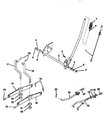 Mower Lift parts for Craftsman Front-Engine Lawn Tractor 917259546 from AppliancePartsPros.com